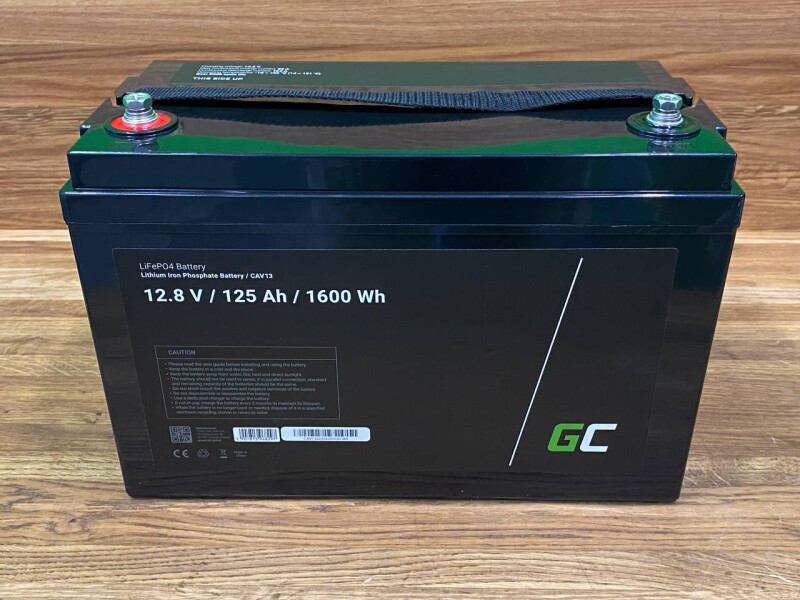 Lithium battery Green cell LifePO4 12V 125Ah