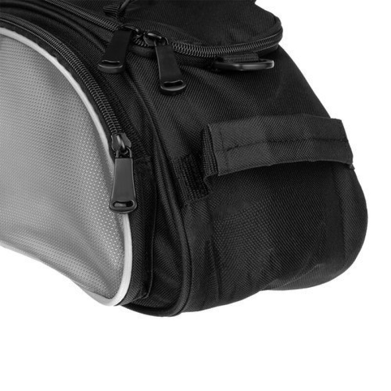 Bag for bicycle (juoda-pilka)
