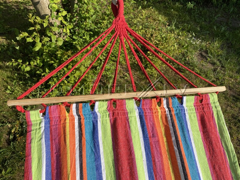 Hammock-garden swing 200x80 cm, multicolored