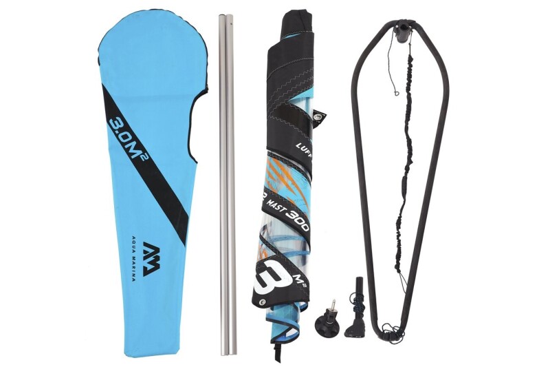 SUP доска с парусом Aqua Marina BLADE 5.0 m², 320x84x15 см BT-22BL