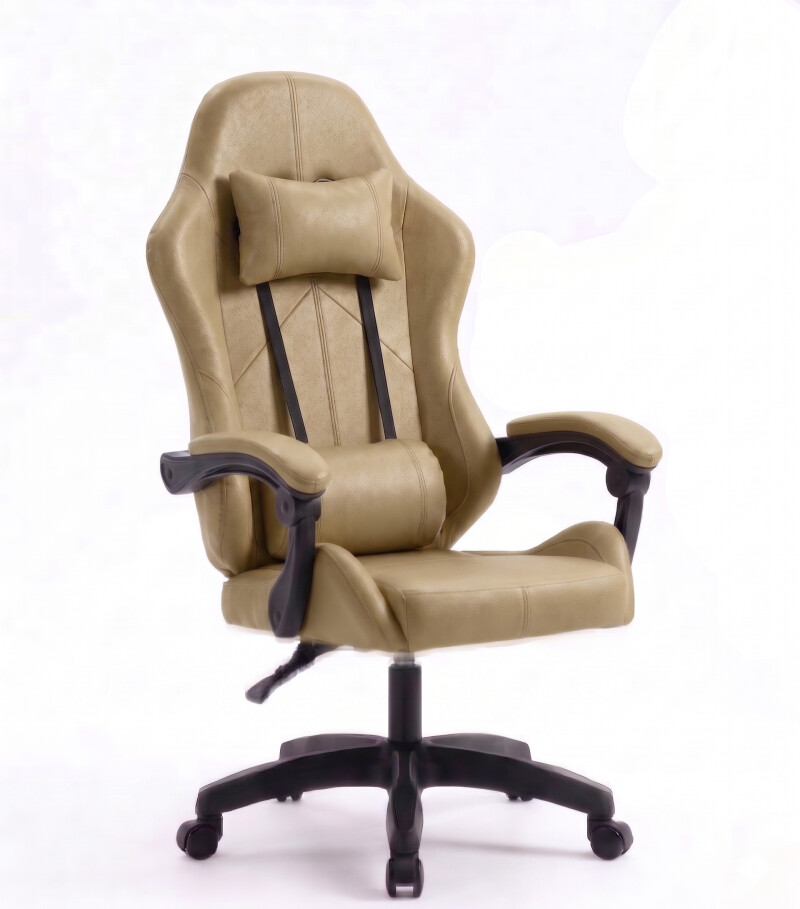 Ergonoomiline kontori- ja arvutitool, beež