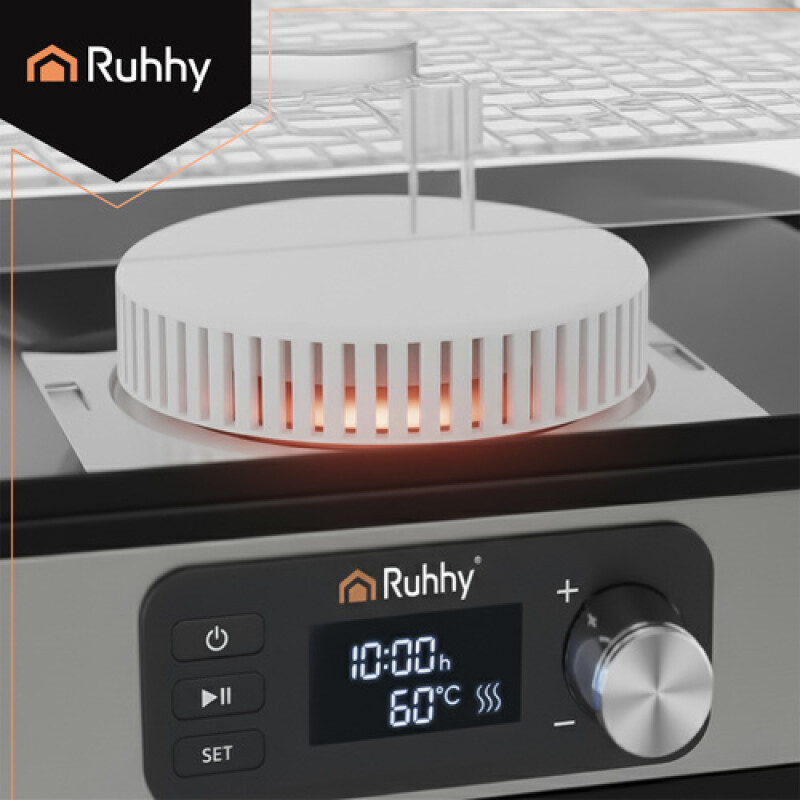 Сушилка для пищевых продуктов, 400W 35-70°C, 5 уровней