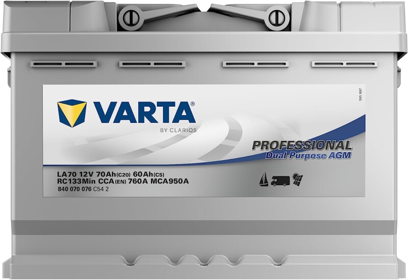 Jõuaku VARTA Professional AGM LA70 70Ah (20h)