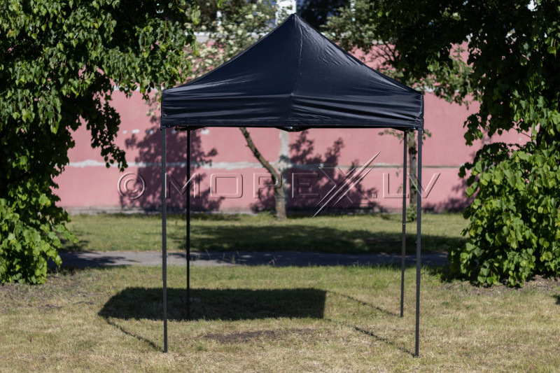 Tendi katus 2 x 2 m (must värv, kanga tihedus 160 g/m2)