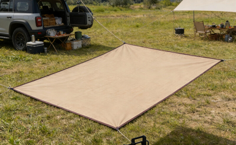 Päikesevari 4x2 m ristkülikukujuline, beež