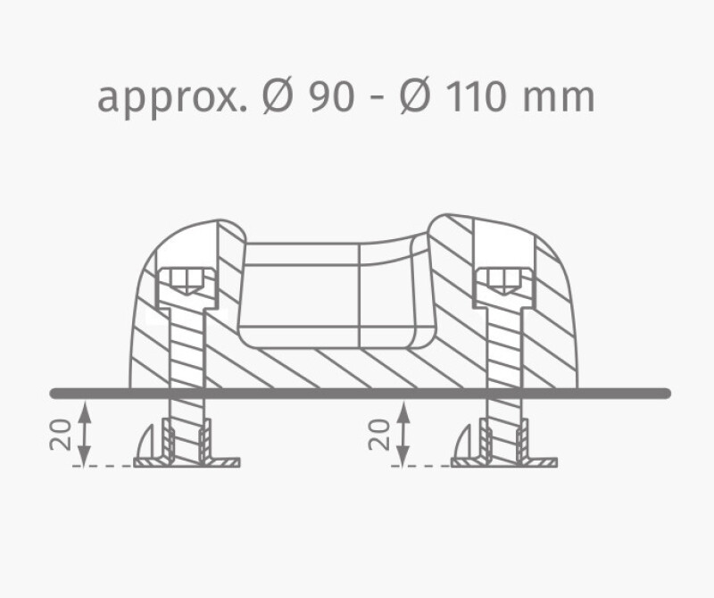 KWT Ø100-120 mm ronimiskivid, mitmevärvilised, 5 tk.