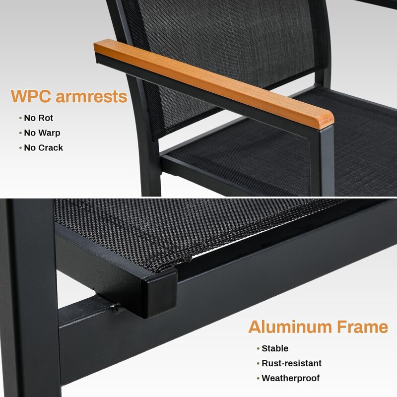 Premium aia terrassitoolid 2 tk, antratsiit