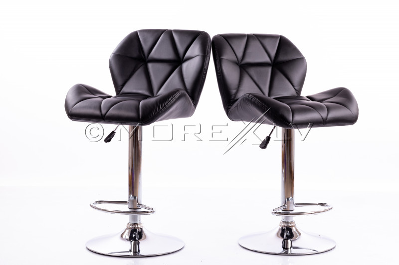 Bar chairs B01 black 2 pcs.