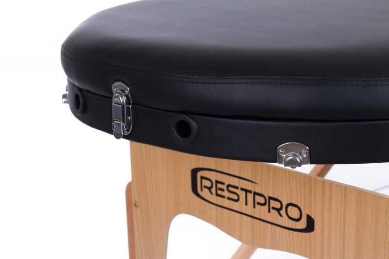 Kokkupandav massaažilaud RESTPRO® VIP OVAL 3 Black