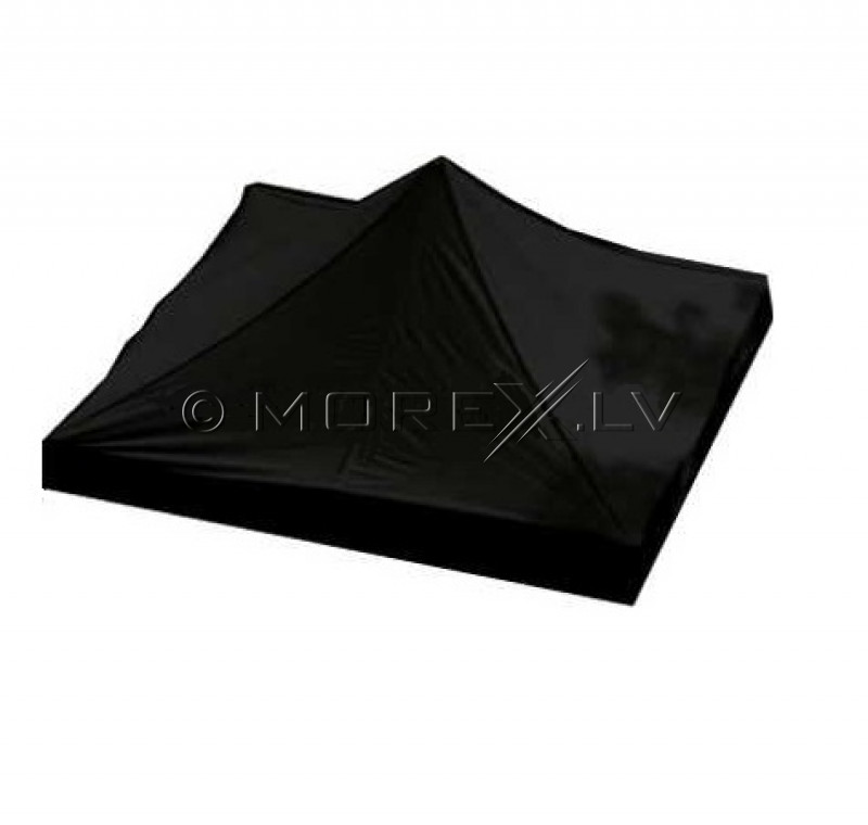 Canopy roof cover 2 x 2 m (black colour, fabric density 160 g/m2)
