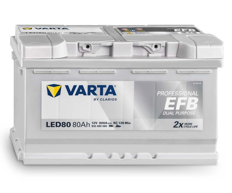 Jõuaku VARTA Professional LED80 80Ah (20h)