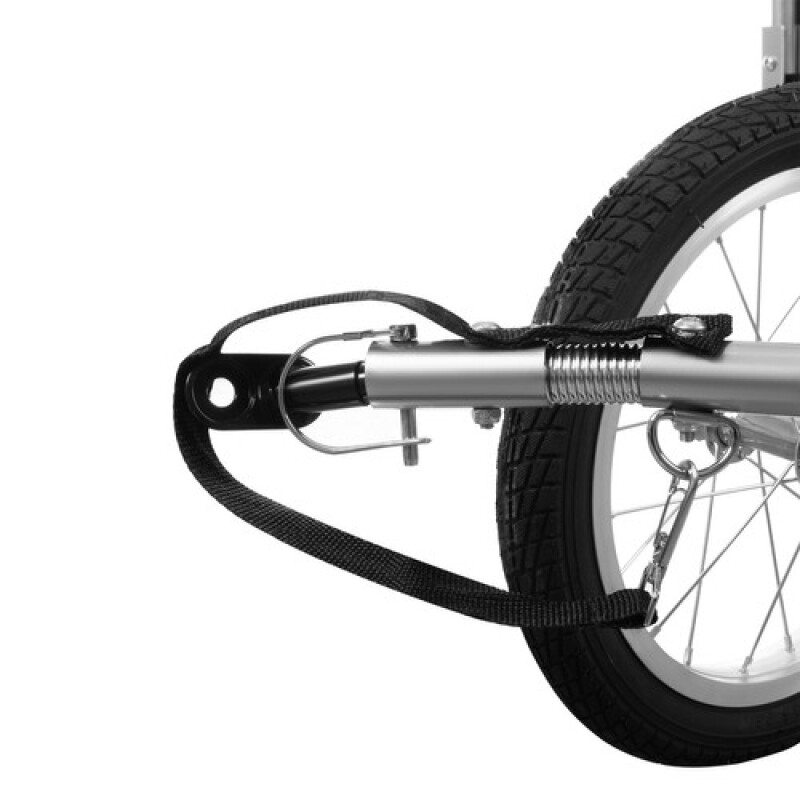 Cushioned bicycle trailer