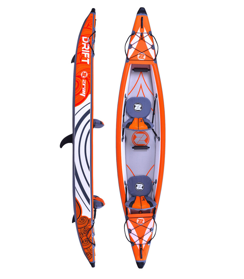 Kahekohaline täispuhutav kajakk Zray Drift 426x81 cm 37641