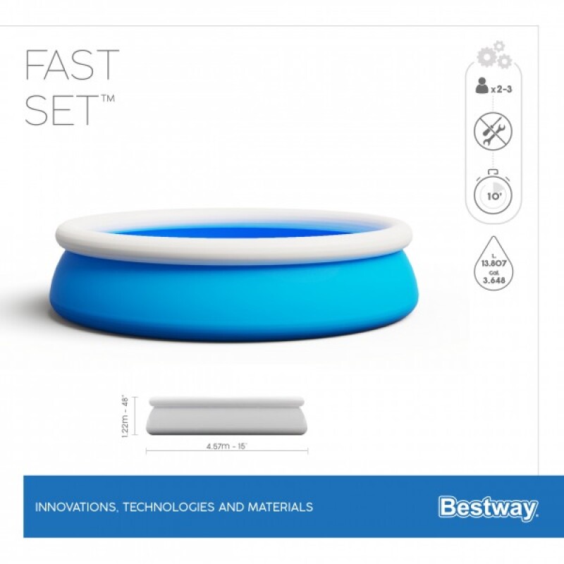 Bassein Bestway 57289 Fast Set 457x122 cm Pool Set