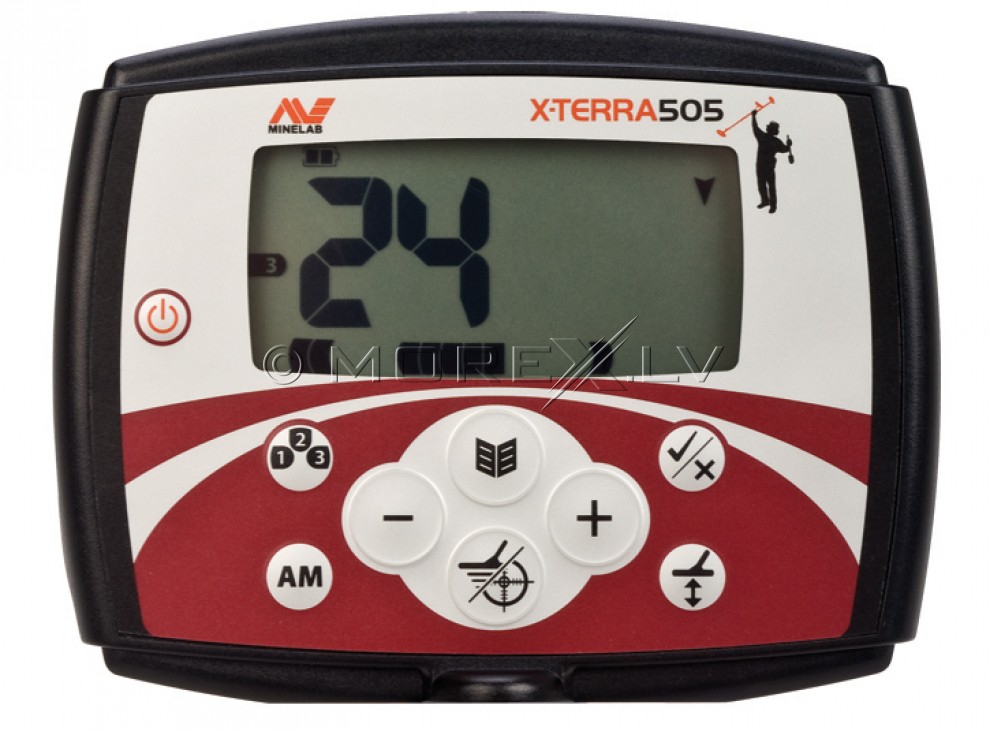 Minelab X-Terra 505 with 10.5" 7.5kHz DD Coil (3705-0111)