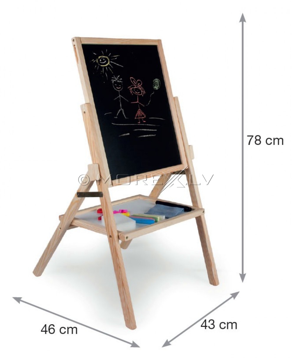 c3toysM double-sided wooden board for kids RBMN (46x43x78cm)