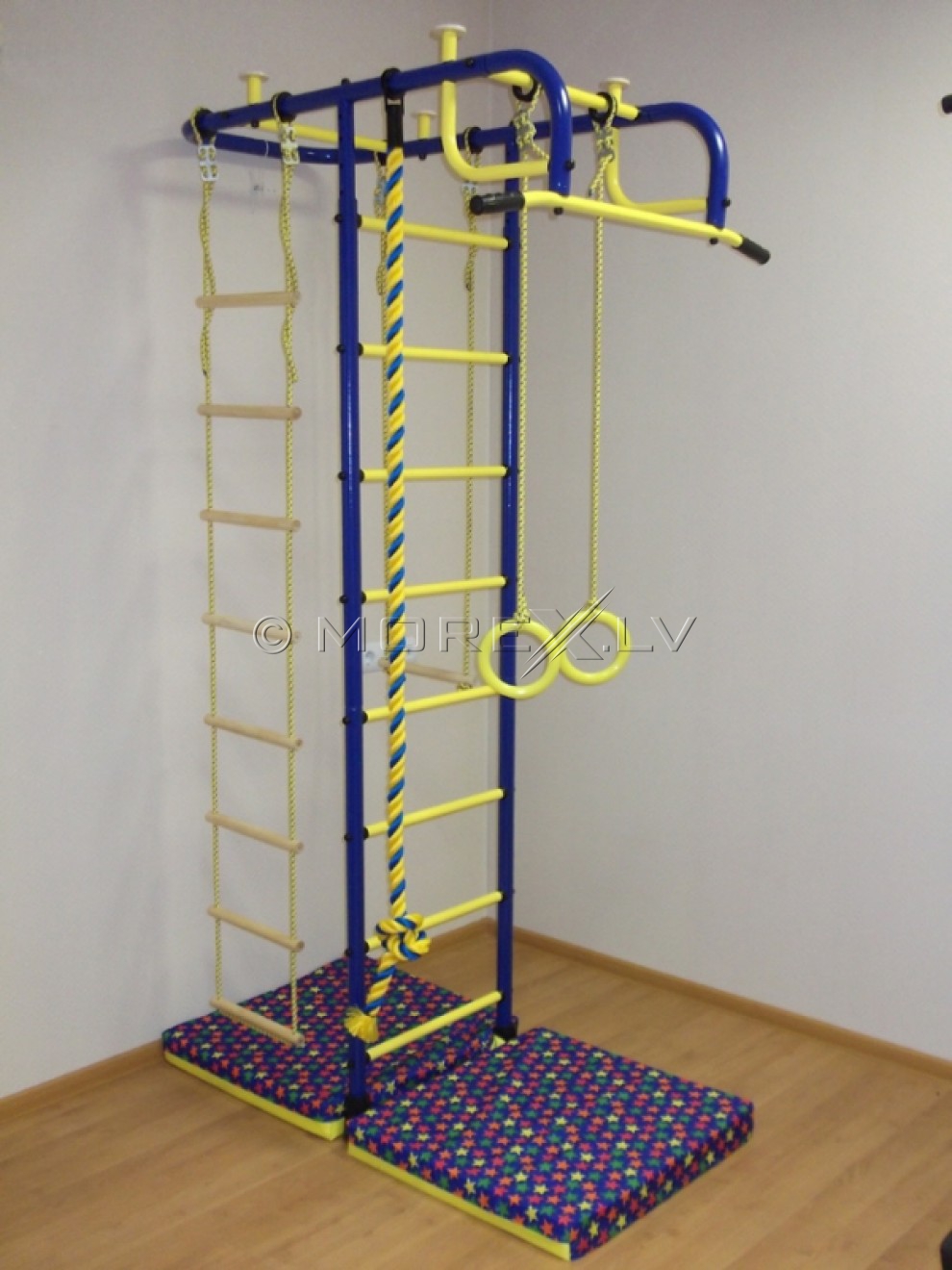 Sports complex Pioner-A blue-yellow (swedish wall)