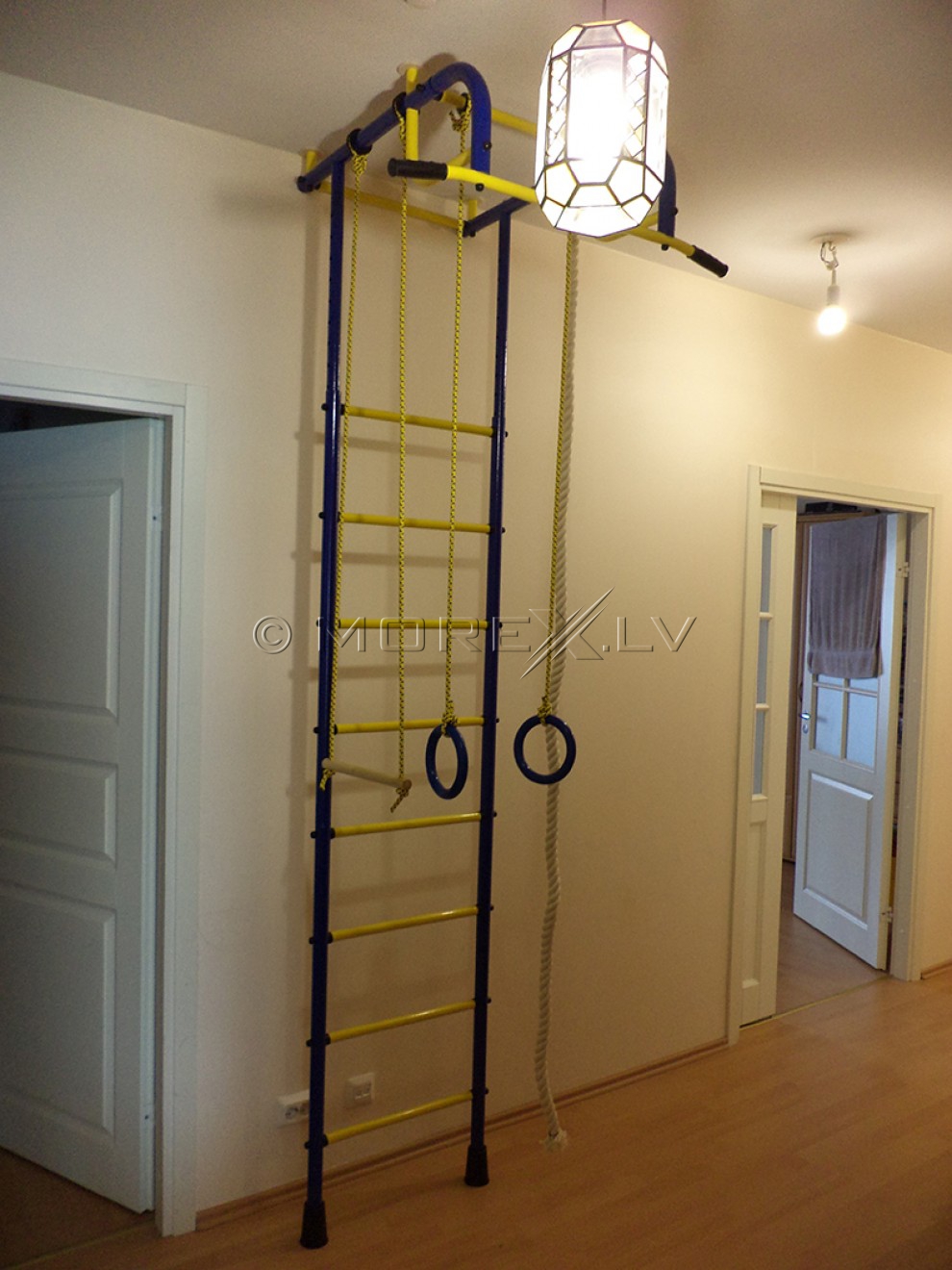 Laste rootsi sein Pioner-1 blue-yellow (swedish wall)