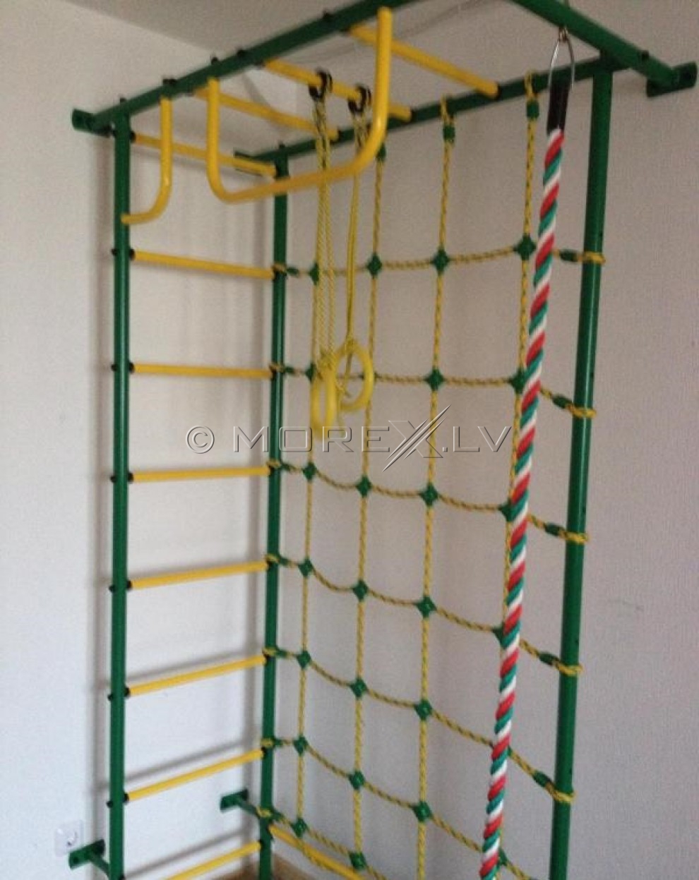 Sports complex Pioner-8 green-yellow (swedish wall)