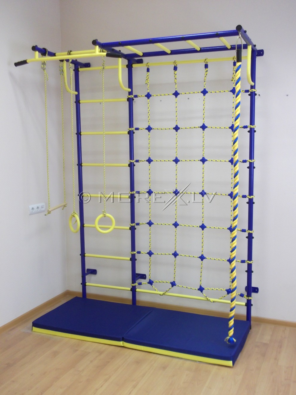 Sports complex Pioner-C4C blue-yellow (swedish wall)