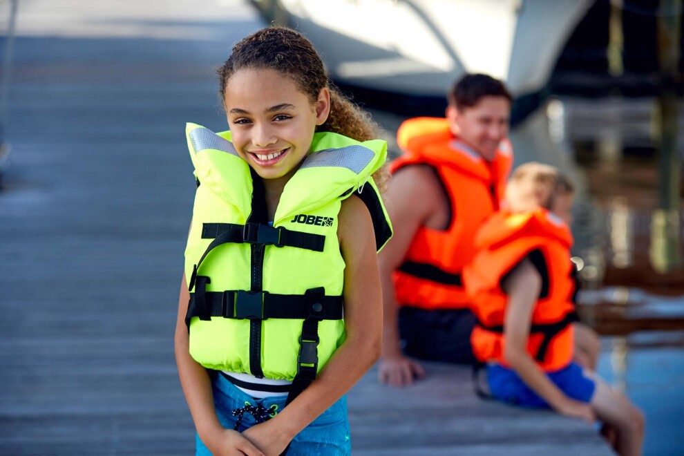 Vee Ohutusvest lastele Jobe Comfort Boating Life, kollane