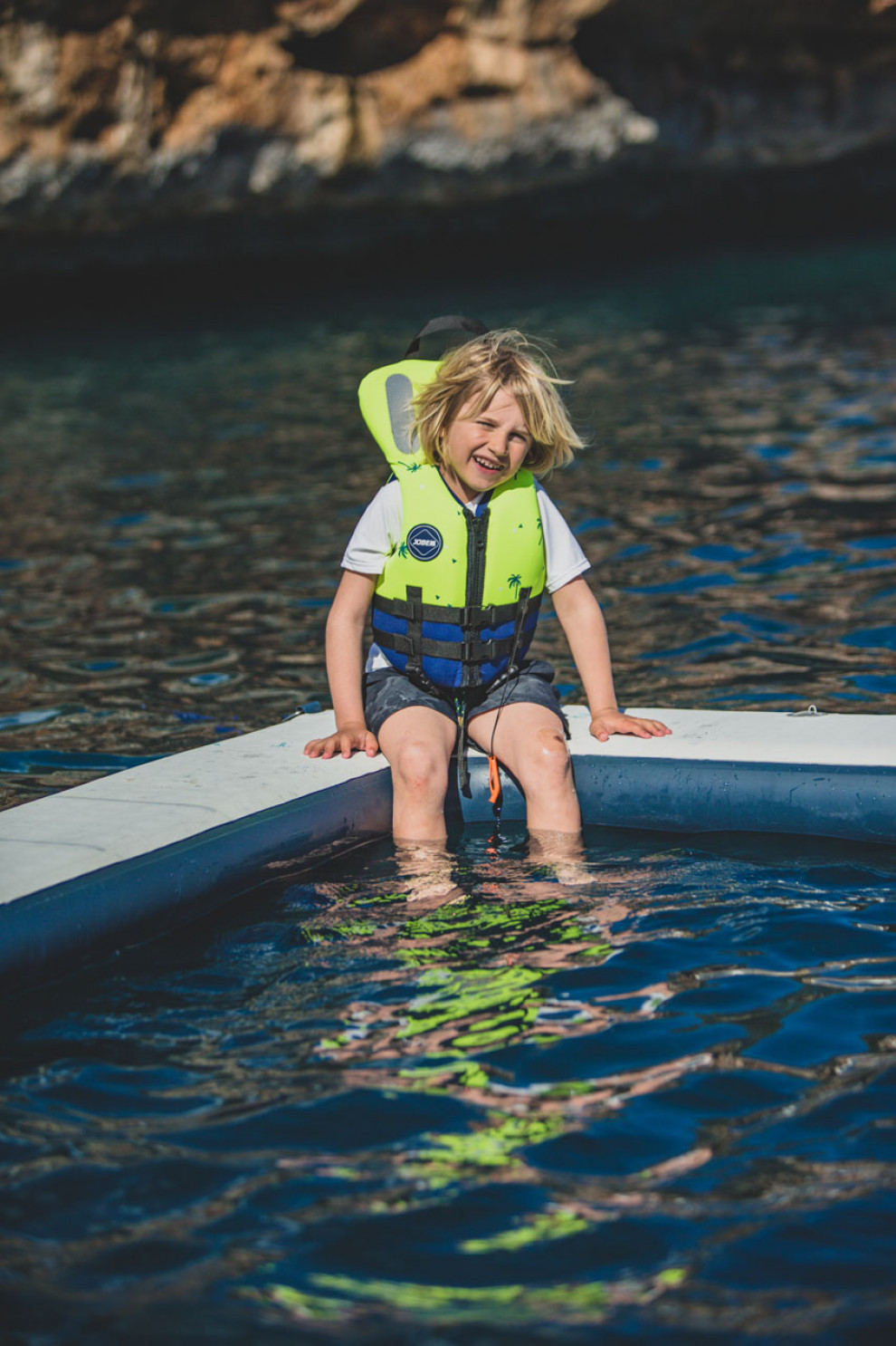 Водный защитный жилет для детей Jobe Neoprene Safety Life Vest, желтая