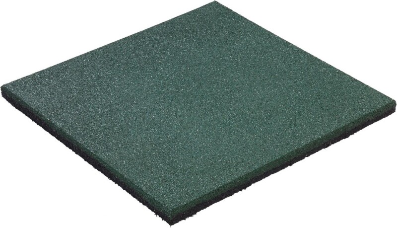 Kummist turvaplaat KBT 50×50×2,5cm 4tk., roheline