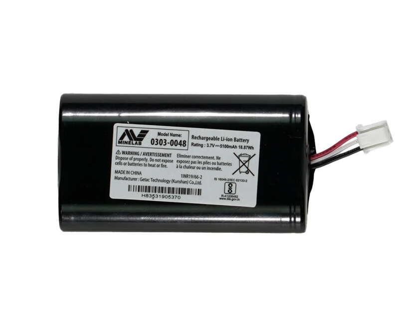 Minelab Li-Ion Rechargeable Battery Pack For Equinox 700, 900, X-Terra PRO (3011-0456)