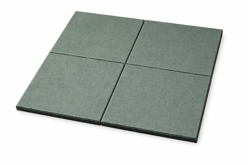 Kummist turvaplaat KBT 50×50×4,5 cm, roheline