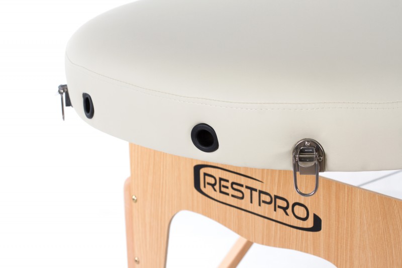 Kokkupandav massaažilaud RESTPRO® VIP OVAL 2 Cream
