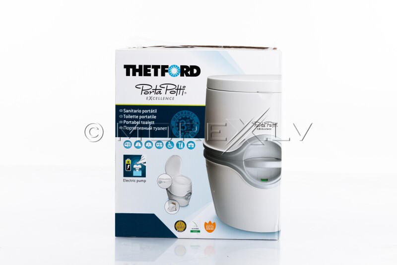Thetford Porta Potti 565E Elektriline Valge Kaasaskantav Tualett Elektrilise Loputusega