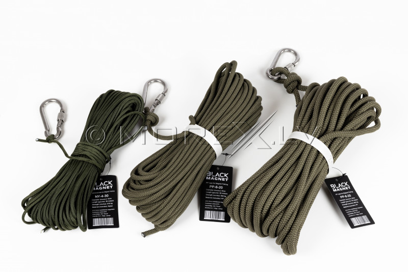 4 mm x 30 m paracord rope for Search Magnet "Black Magnet"