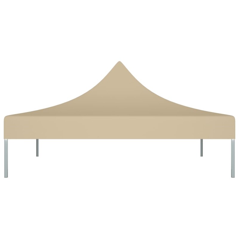Canopy roof cover 2,92 x 2,92 m (beige colour, fabric density 160 g/m2)