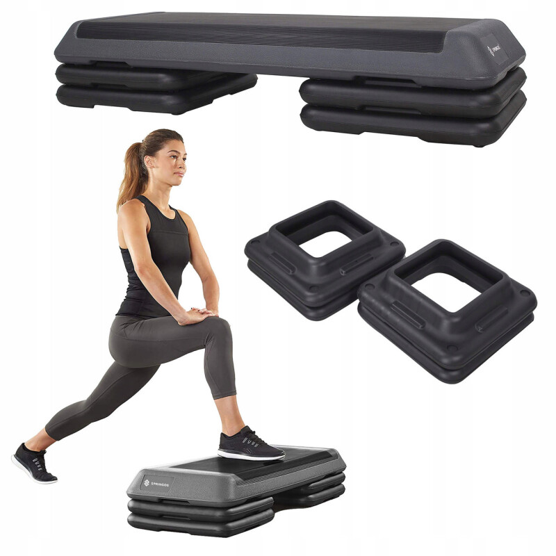 Astmelaud aeroobika, fitness 3 kõrgust, 108 x 41,5 cm