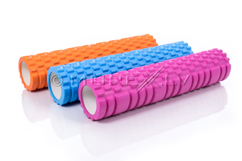 Massage Foam Roller Yoga Roller 14x62cm, sinine