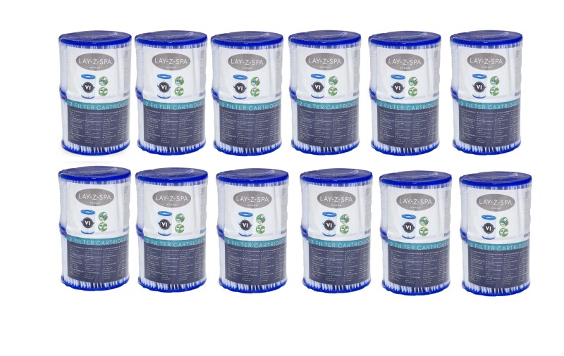 Комплект из 12 шт. фильтров Bestway для помпы Lay-Z-Spa Twin Pack Type VI 60311