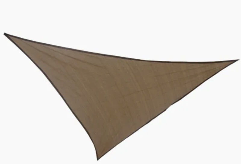 Päikesevari 3.6x3.6x3.6 m kolmnurk, beež