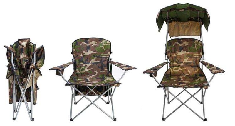 Fishing chair Panama with a canopy