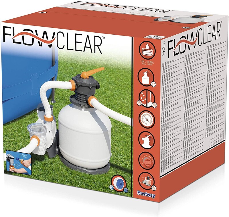 Bestway 58486 liivafilter pump 11355 L, paak 36kg