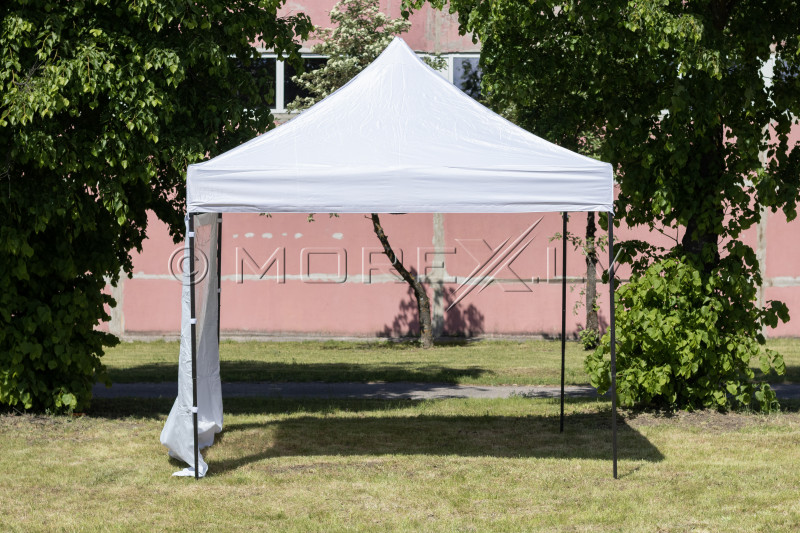 Pop Up kokkupandav telk 2.92x2.92 m, seintega, valge, H-seeria, teras (telk, paviljon, varikatus)