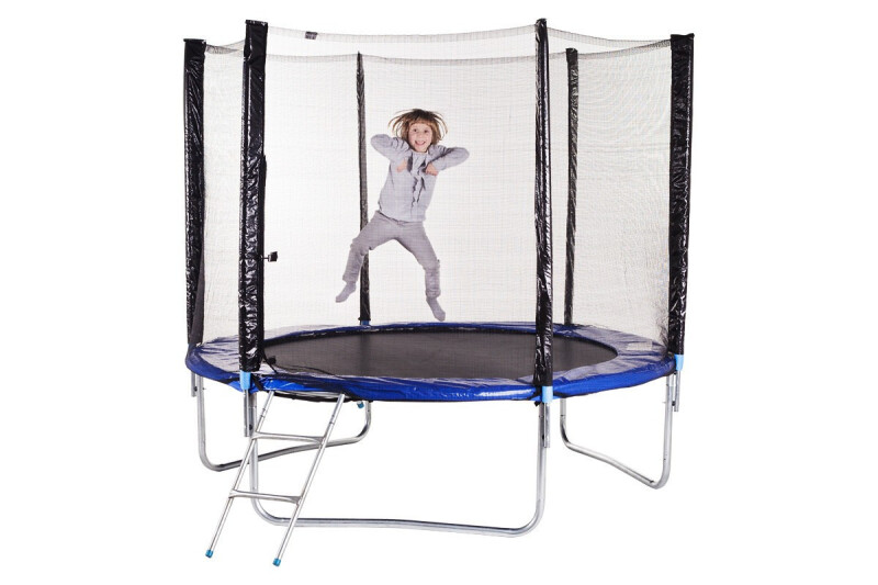 Batuut 244 cm + kaitsevõrk + redel 8ft (2.44 m)