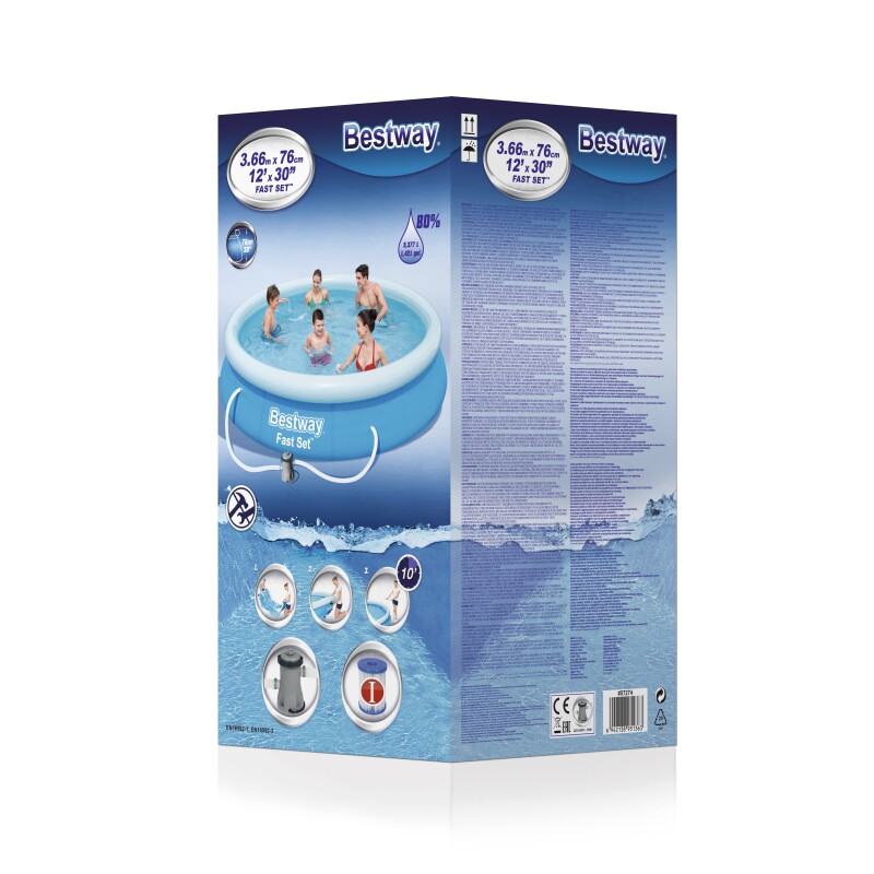 Bassein Bestway 57274 Fast Set 366x76 cm