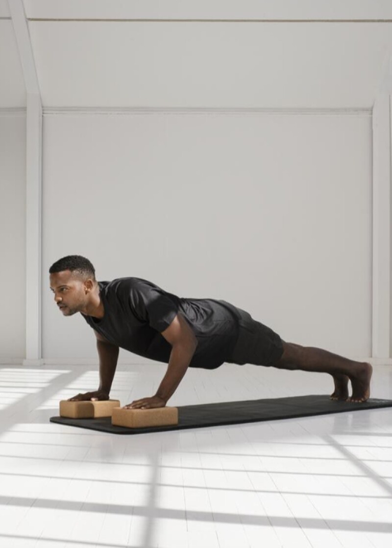 Joogatreening pilates GetUp fitness mat 179x60x1,5 cm