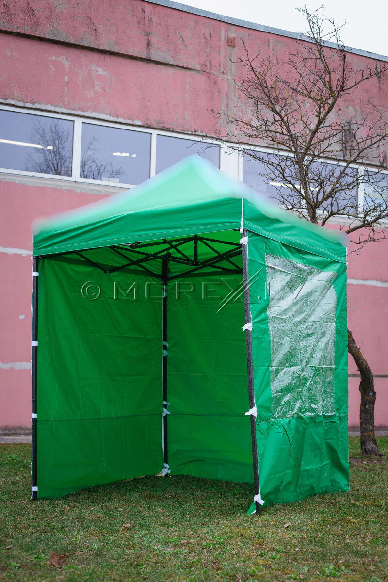 Sein varikatuse jaoks, 4tk. komplekt, roheline värv, kanga tihedus 160 g / m2, 2x2 m