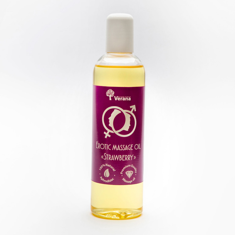 Erotic massage oil Verana Strawberry 250 ml