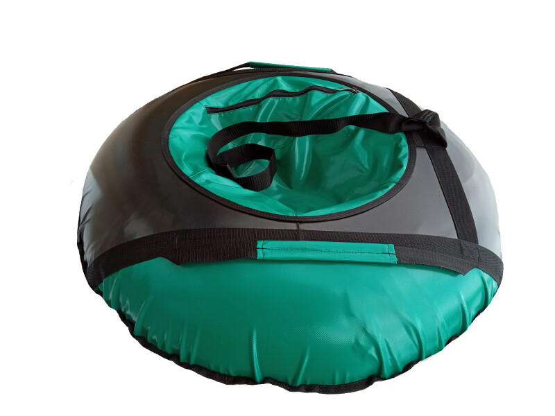 Täispuhutav kelk-lumetuub “Snow Tube” 110 cm, Must-Roheline