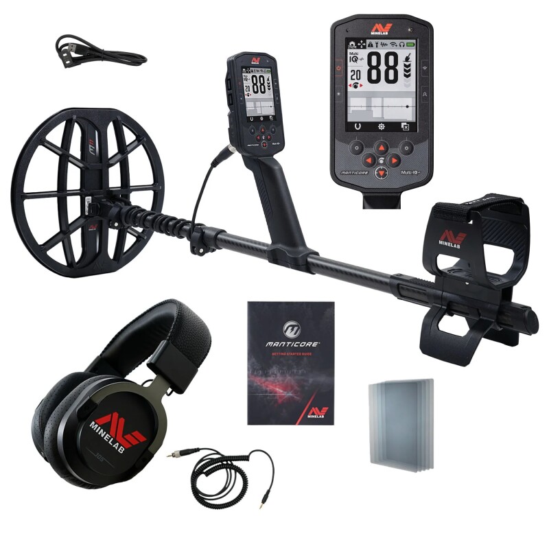 Metal detector Minelab Manticore + 2 GIFTS: Coil 15 x 12″ M15 DD + PRO-FIND 40