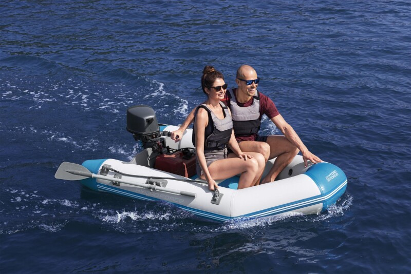 Надувная двухместная лодка Bestway Sportboot-Set Caspian, 230x130x33 cm, 65046