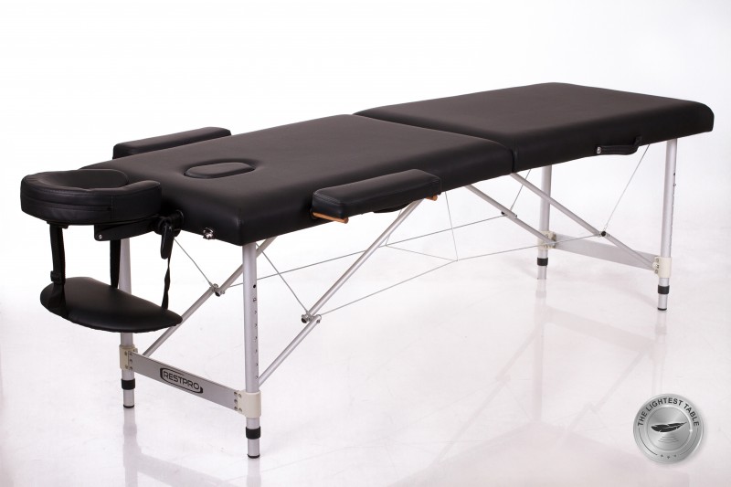 Kokkupandav massaažilaud RESTPRO® ALU 2 (S) Black