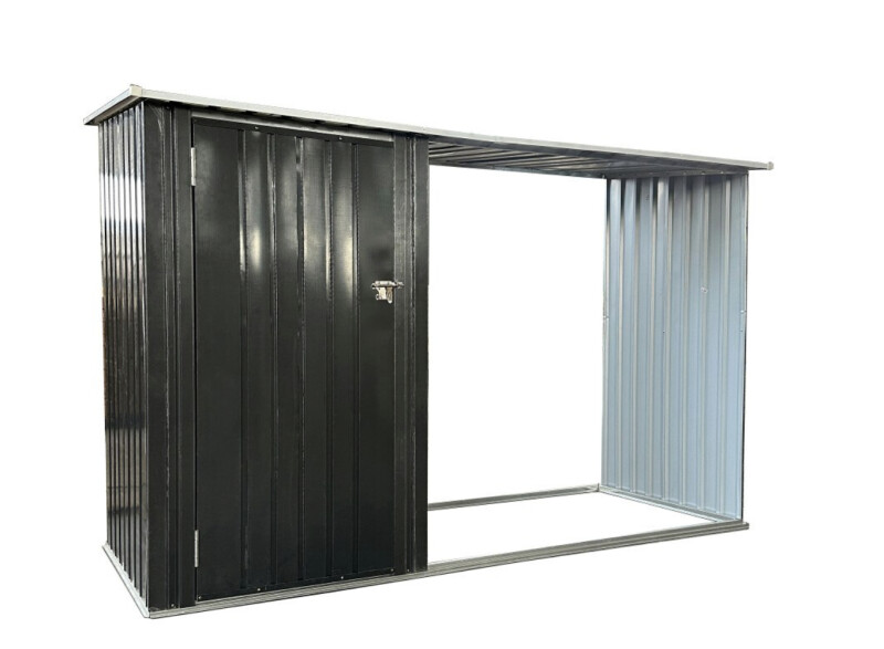 Metallist aiakuur - aiamaja, 249x103x160 cm